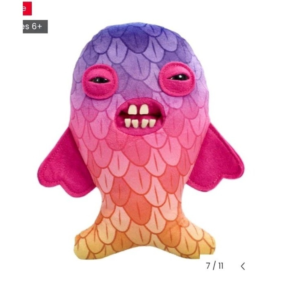 ZURU Fuggler Chaos Crew COD FATHER 9" Plush Funny Ugly Monster New